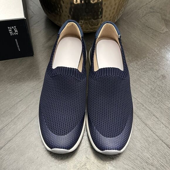 Naturalizer Lafayette French Navy Knit Slip-On Sneakers - Picture 4 of 10